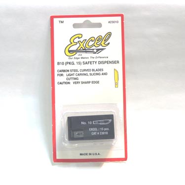 Excel 23010 #10 Curved Edge Blades, 15 pcs Excel 23010 #10 Curved Edge Blades, 15 pcs